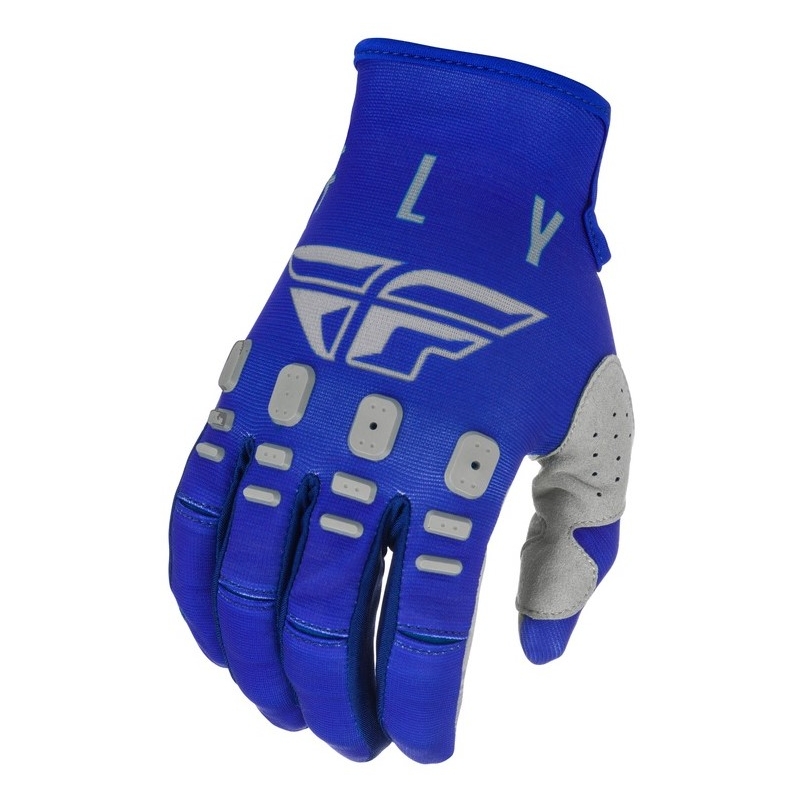 Motocrossové rukavice FLY Racing Kinetic K121 modro-šedé