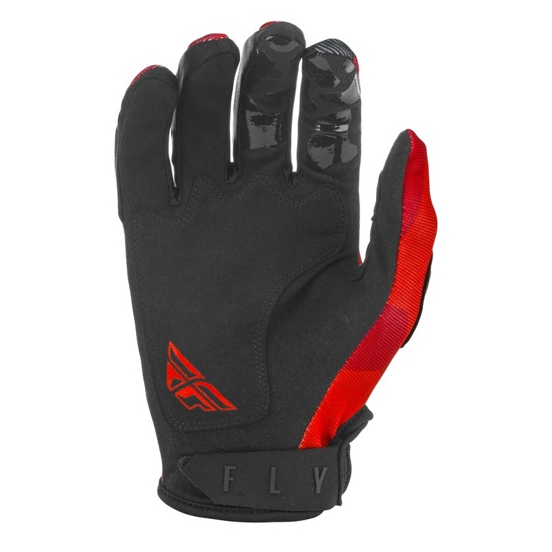 Motocrossové rukavice FLY Racing Kinetic K221 červeno-čierne