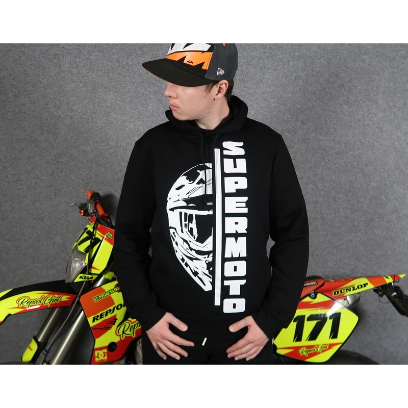 Pánska mikina SUPERMOTO čierna