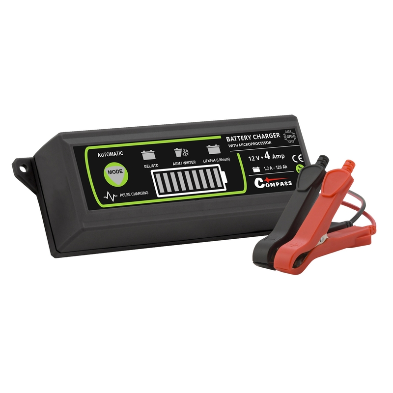 Nabíjačka batérií 12V 4Amp PB/GEL/AGM/LiFePO4
