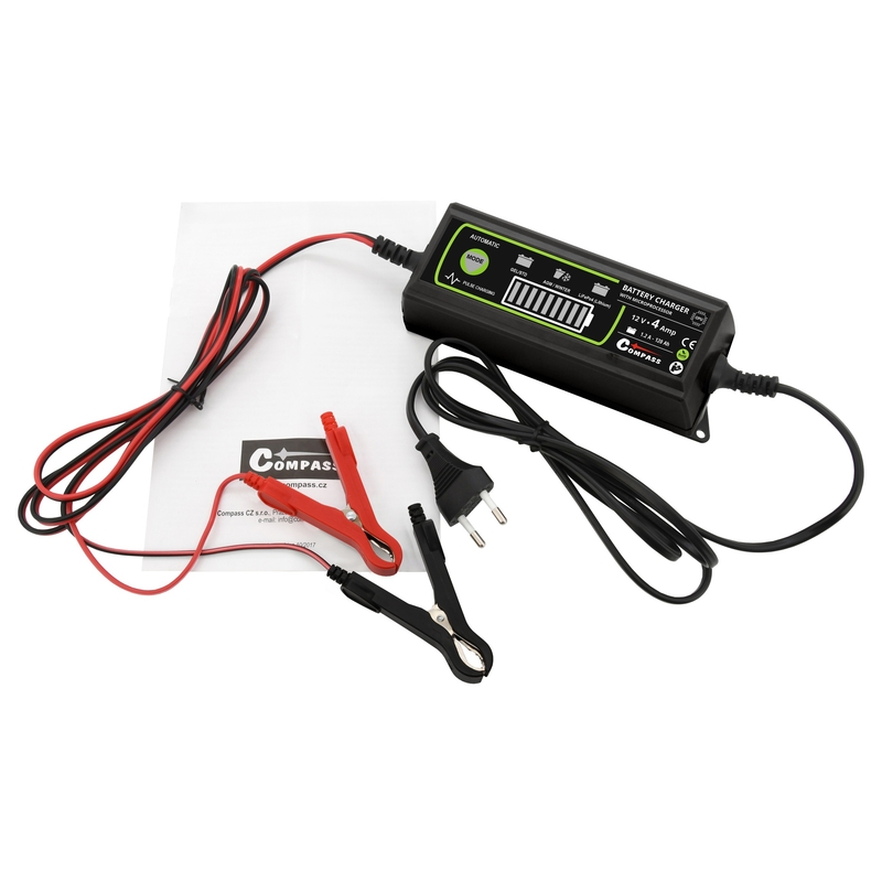 Nabíjačka batérií 12V 4Amp PB/GEL/AGM/LiFePO4