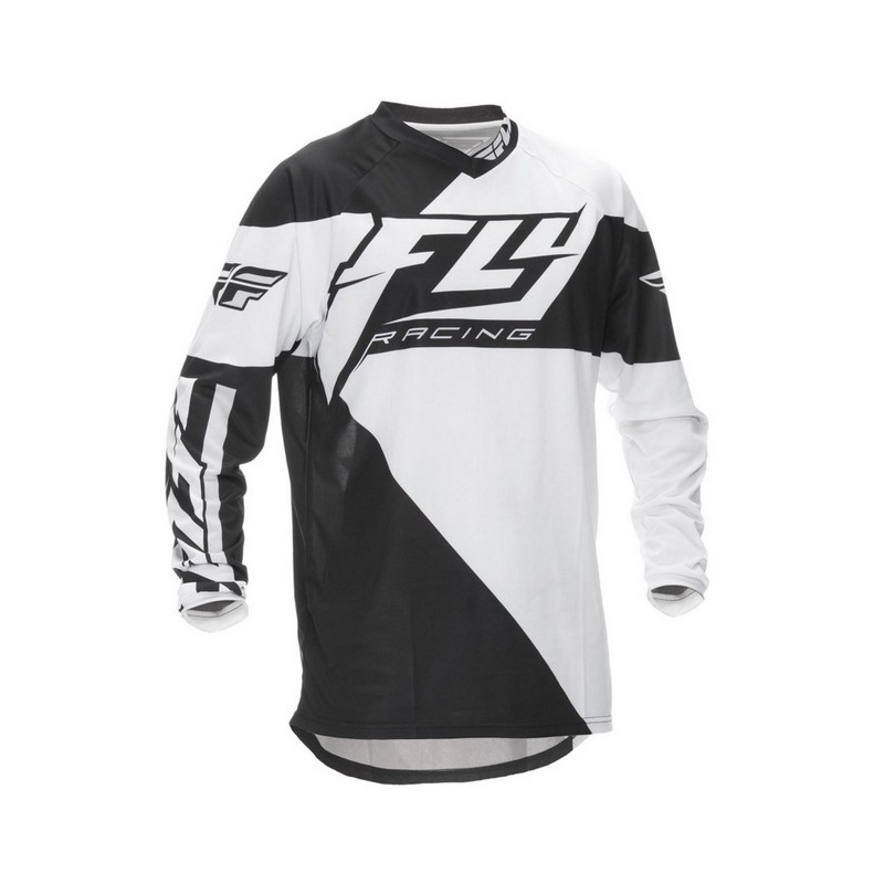 MX dres Fly F-16 2016 čierno-biely