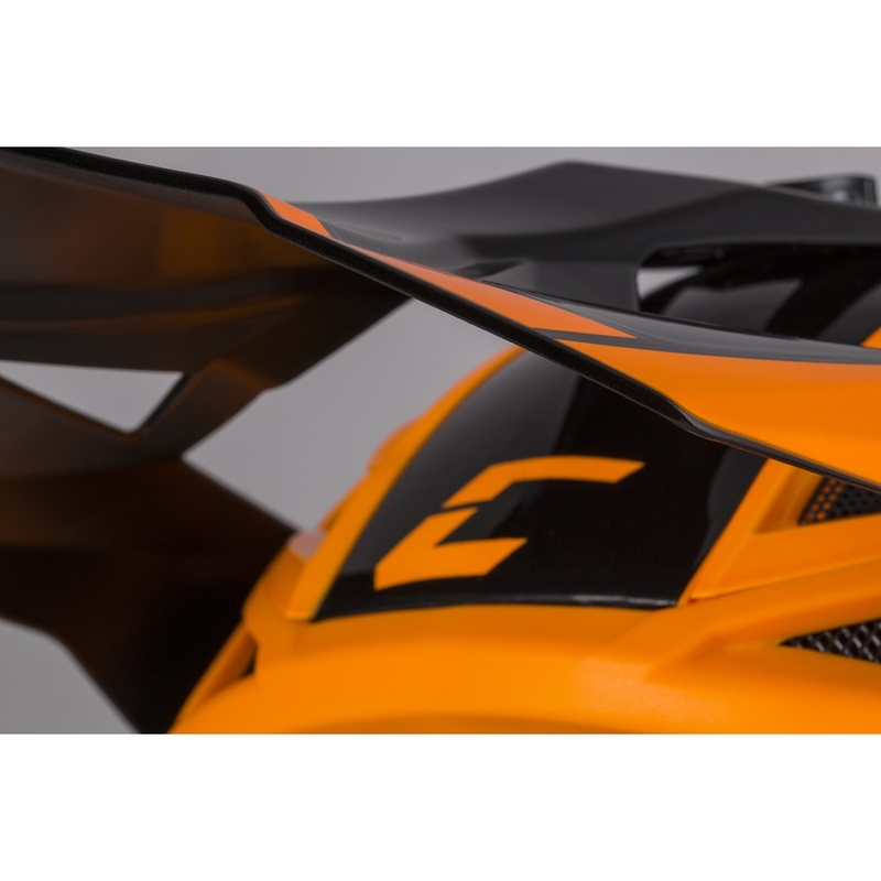 Motokrosová prilba Cassida Cross Pro II Contra oranžovo-čierno-šedá