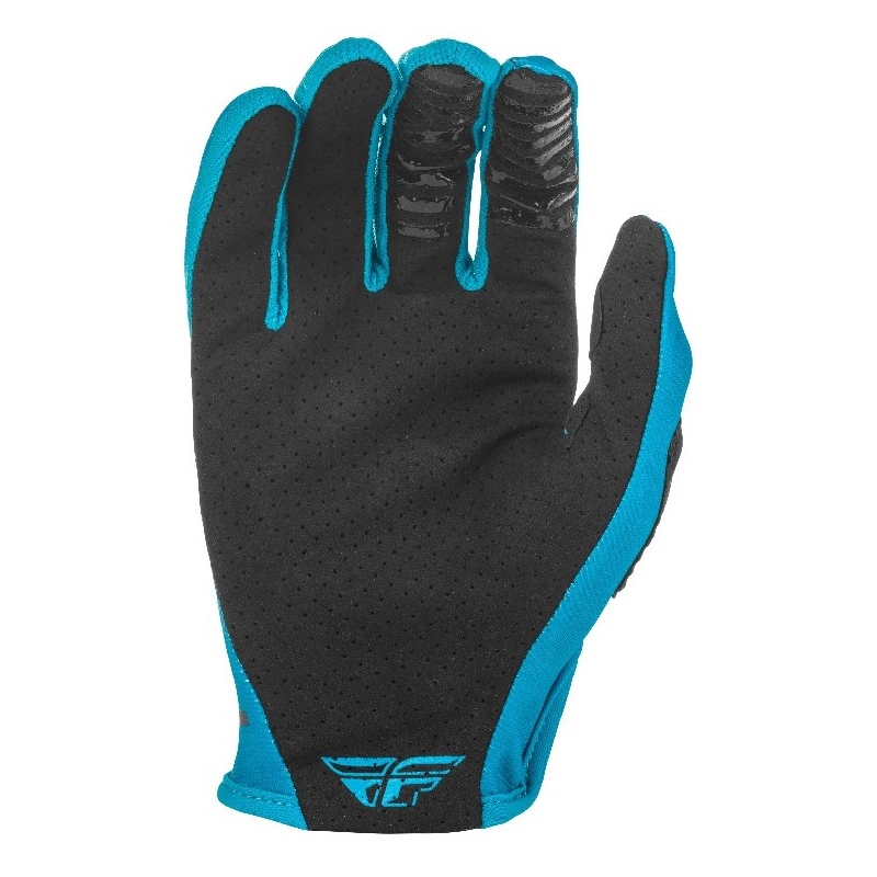 Motocrossové rukavice FLY Racing Lite 2021 modro-šedé