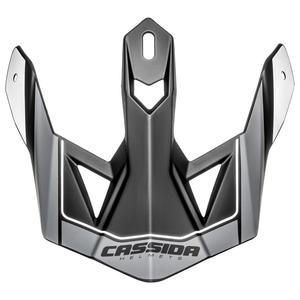 Šilt pre prilbu Cassida Cross Pro II čierno-šedo-biely