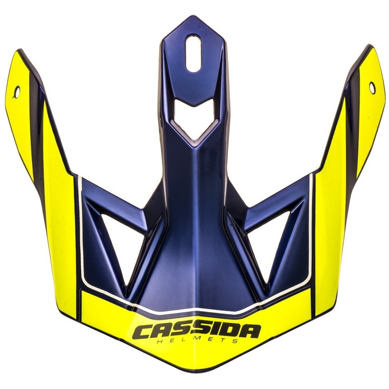 Šilt pre prilbu Cassida Cross Pro II fluorescenčno žlto-modrý