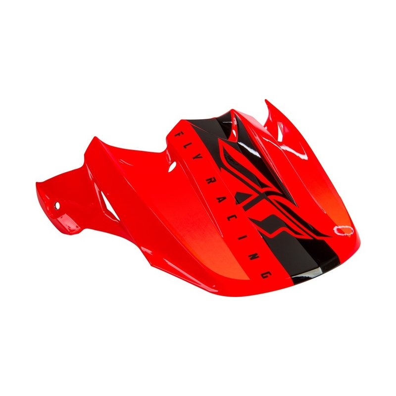 Šilt pre prilbu FLY Racing F2 čierno-fluorescenčno oranžový