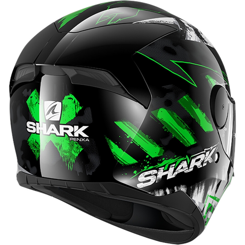 Integrálna prilba SHARK D-SKWAL 2 Penxa čierno-bielo-fluorescenčno zelená výpredaj