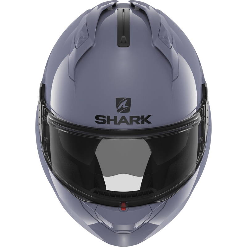 Preklápacia prilba SHARK EVO-GT Blank sivá lesklá