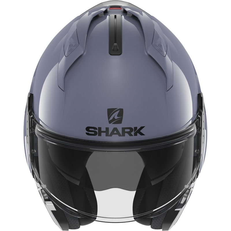 Preklápacia prilba SHARK EVO-GT Blank sivá lesklá