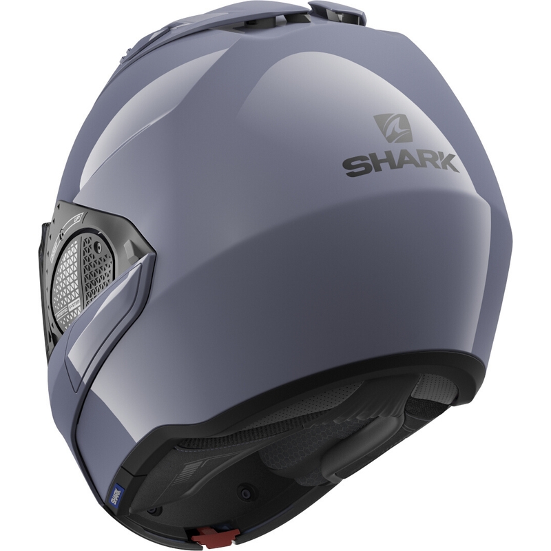 Preklápacia prilba SHARK EVO-GT Blank sivá lesklá