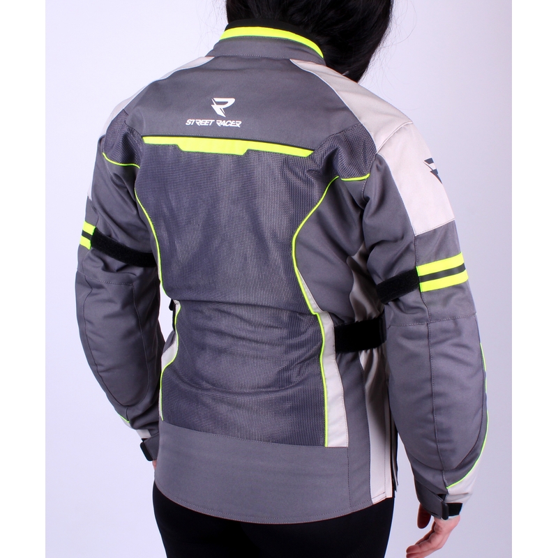 Dámská bunda na motocykel Street Racer Graylow sivá výpredaj