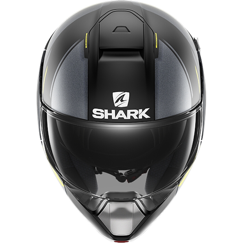 Odklápacia prilba SHARK EVOJET Vyda čierno-šedo-žltá