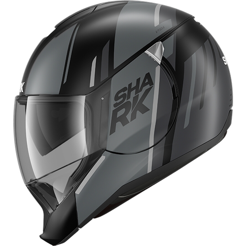Odklápacia prilba SHARK EVOJET Vyda čierno-šedá
