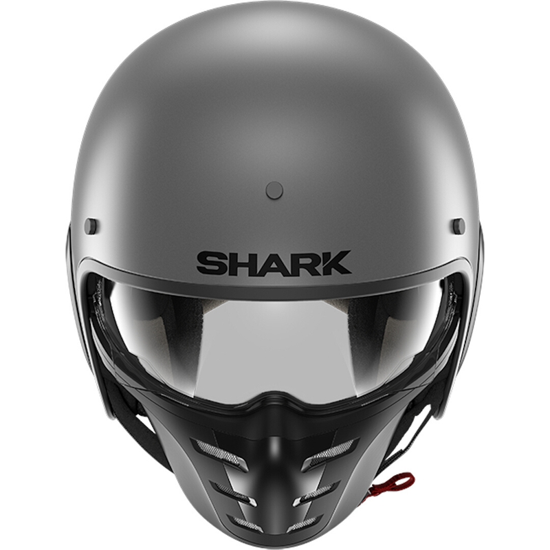 Otvorená prilba s maskou SHARK S-DRAK 2 Blank antracitová matná