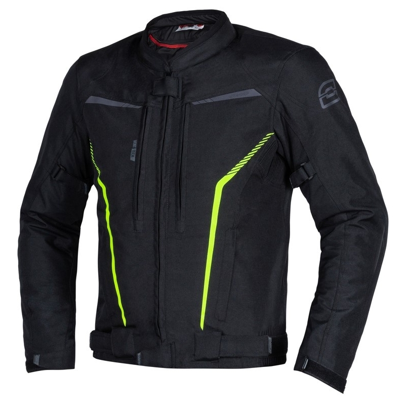 Bunda na motocykel Ozone Delta IV čierno-fluo žltá - smaz