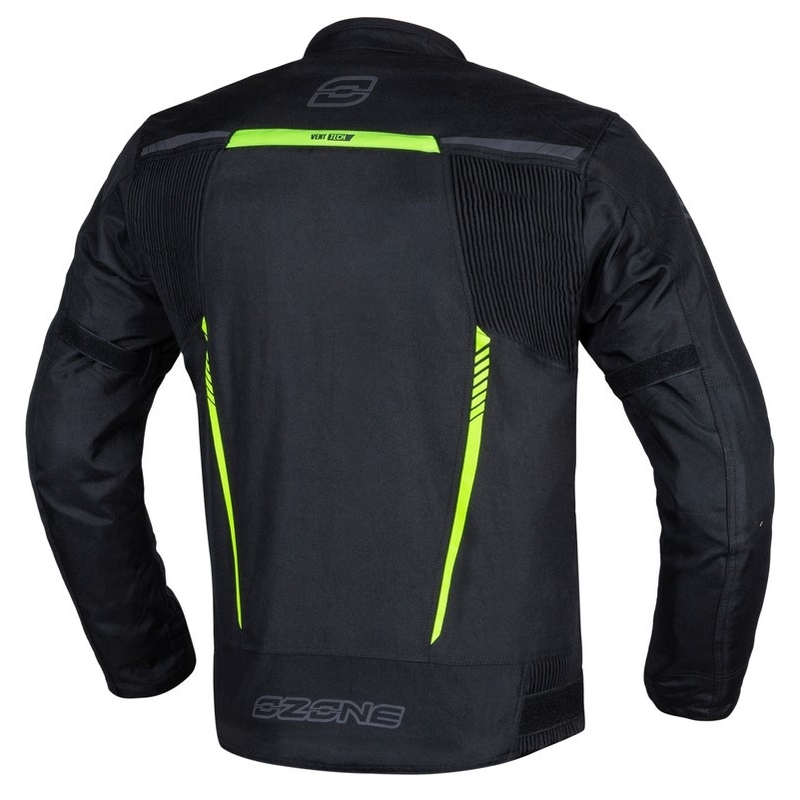 Bunda na motocykel Ozone Delta IV čierno-fluo žltá - smaz