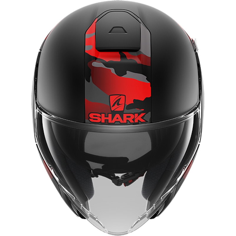 Otvorená prilba SHARK CITYCRUISER Genom čierno-červená výpredaj