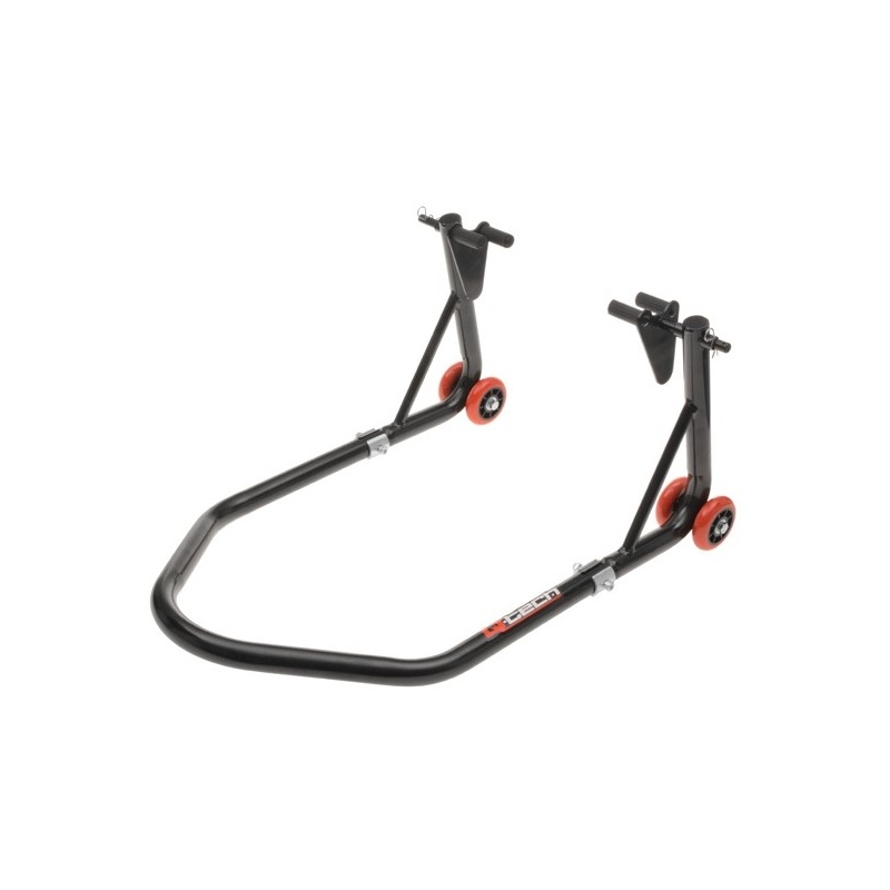 Predný/zadný stojan na motocykel Q-TECH čierny - II. akosť