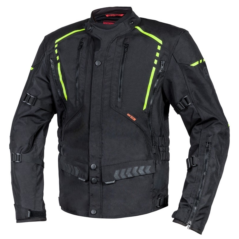 Moto bunda Ozone Tour II čierno-fluorescenčno žltá výpredaj