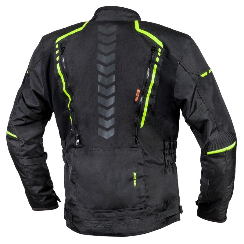 Moto bunda Ozone Tour II čierno-fluorescenčno žltá výpredaj