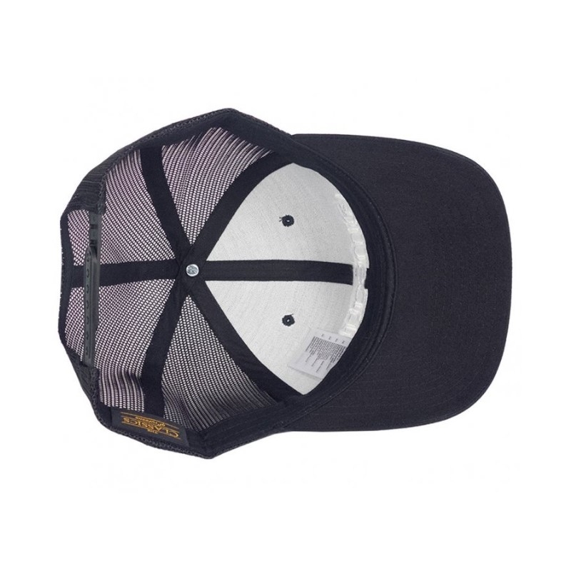 Šiltovka Meatfly Logo Trucker Yupoong čierna