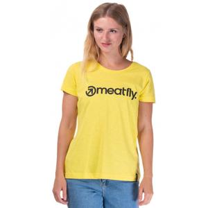 Dámske tričko Meatfly Ladies MF Logo žlté