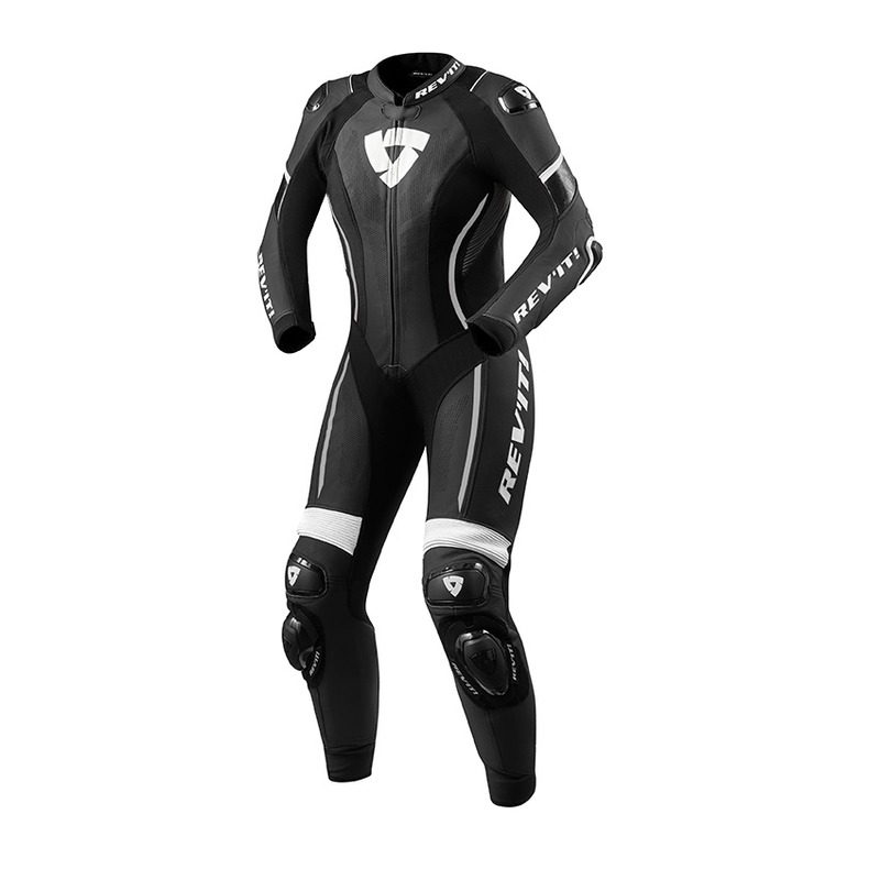 Dámska jednodielna kombinéza na motocykel Revit Xena 3 čierno-biela výpredaj