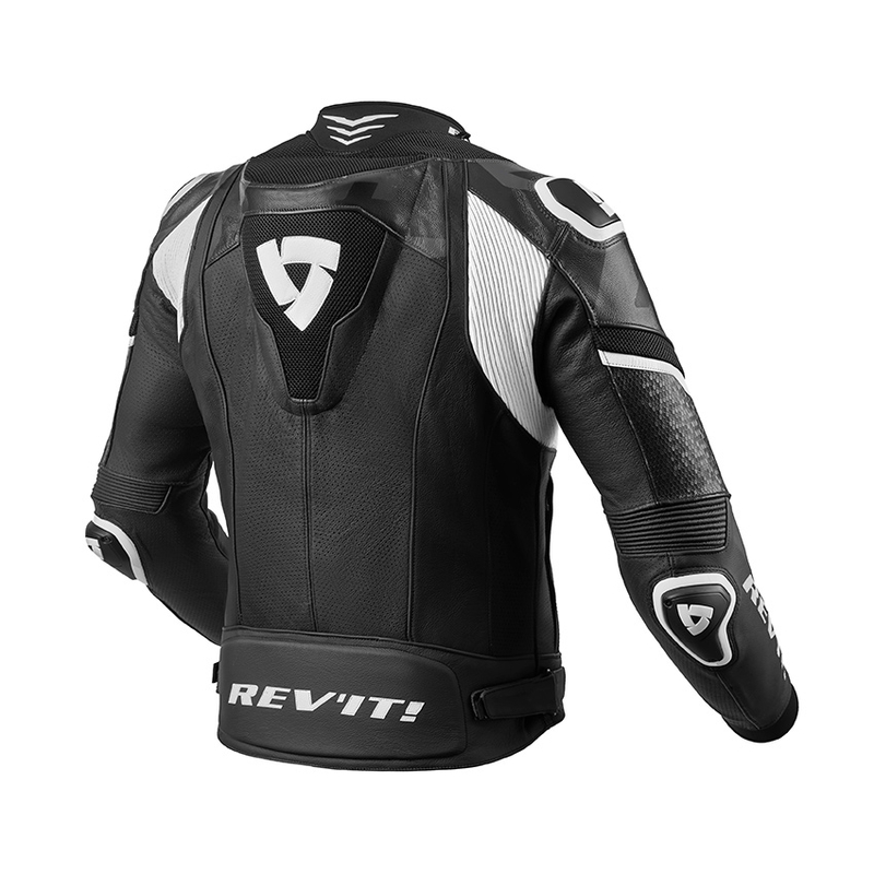 Bunda na motocykel Revit Hyperspeed Pre čierno-biela výpredaj