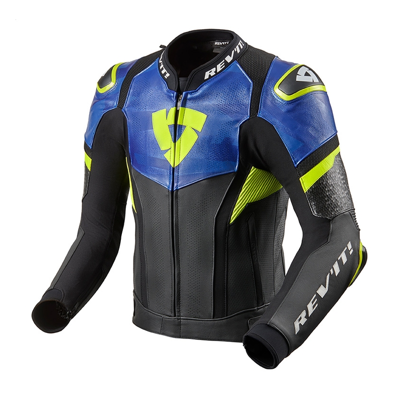 Bunda na motocykel Revit Hyperspeed Pro čierno-modrá výpredaj