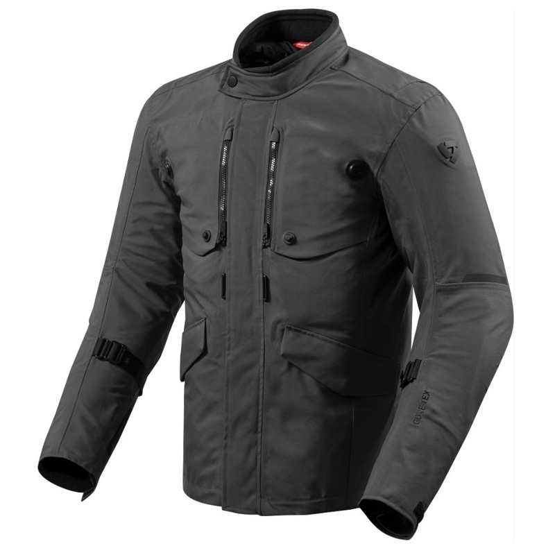 Bunda na motocykel Revit Trench GTX čierna výpredaj