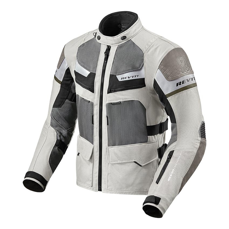 Bunda na motocykel Revit Cayenne Pre svetlo šedo-zelená výpredaj