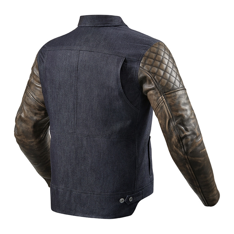 Bunda na motocykel Revit Crossroads modro-hnedá výpredaj