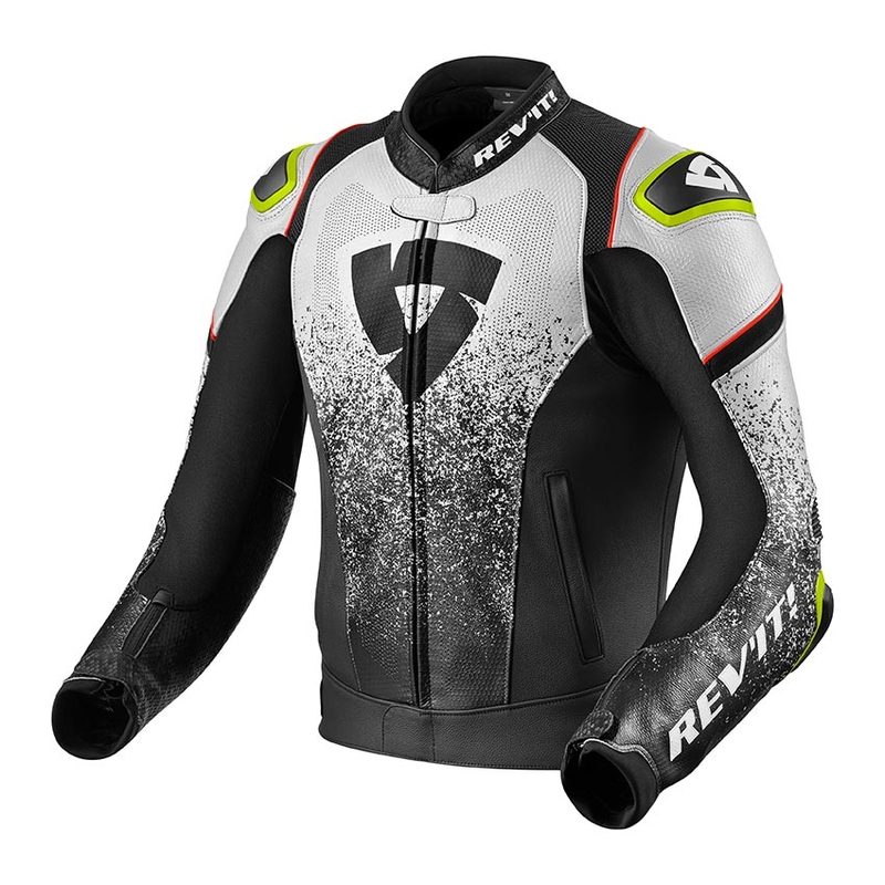 Bunda na motocykel Revit Quantum čierno-biela výpredaj