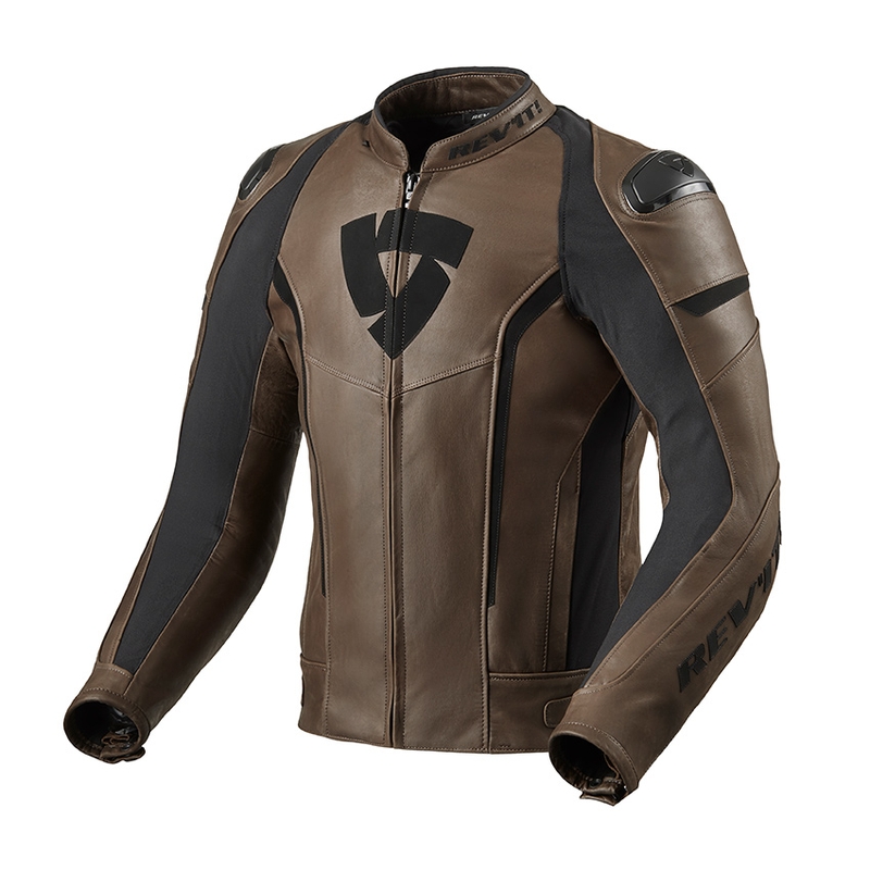 Bunda na motocykel Revit Glide Vintage hnedá výpredaj