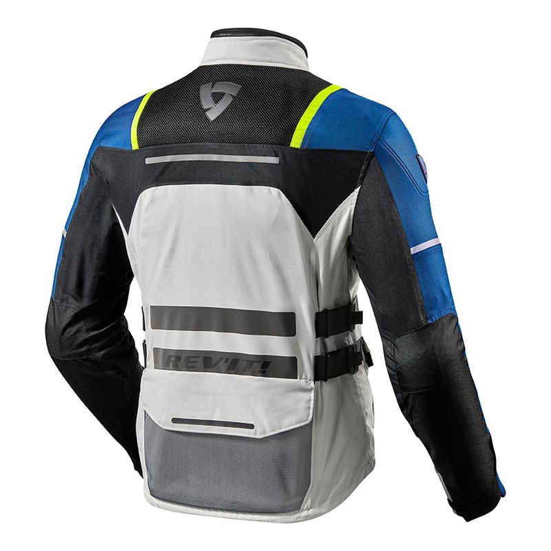 Bunda na motocykel Revit Offtrack strieborno-modrá výpredaj