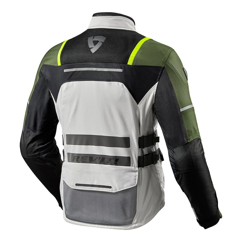 Bunda na motocykel Revit Offtrack strieborno-zelená výpredaj