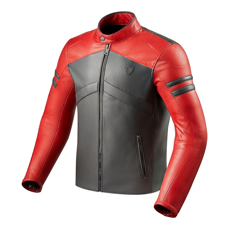 Bunda na motocykel Revit Prometheus červeno-šedá výpredaj