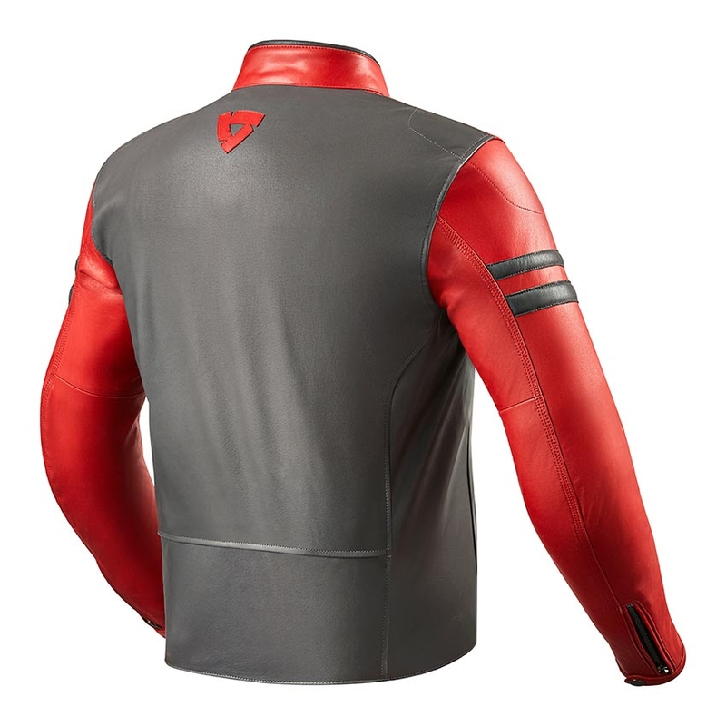 Bunda na motocykel Revit Prometheus červeno-šedá výpredaj