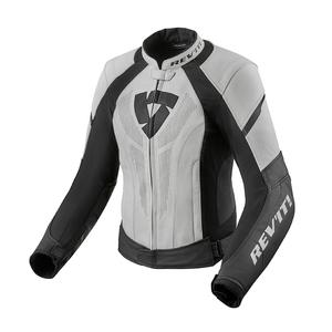 Dámska bunda na motocykel Revit Xena 3 bielo-čierna výpredaj