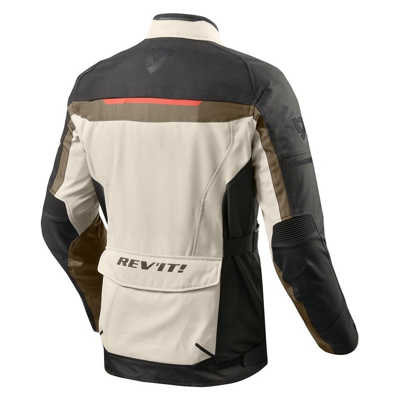 Bunda na motocykel Revit Safari 3 čierno-pieskovo hnedá výpredaj