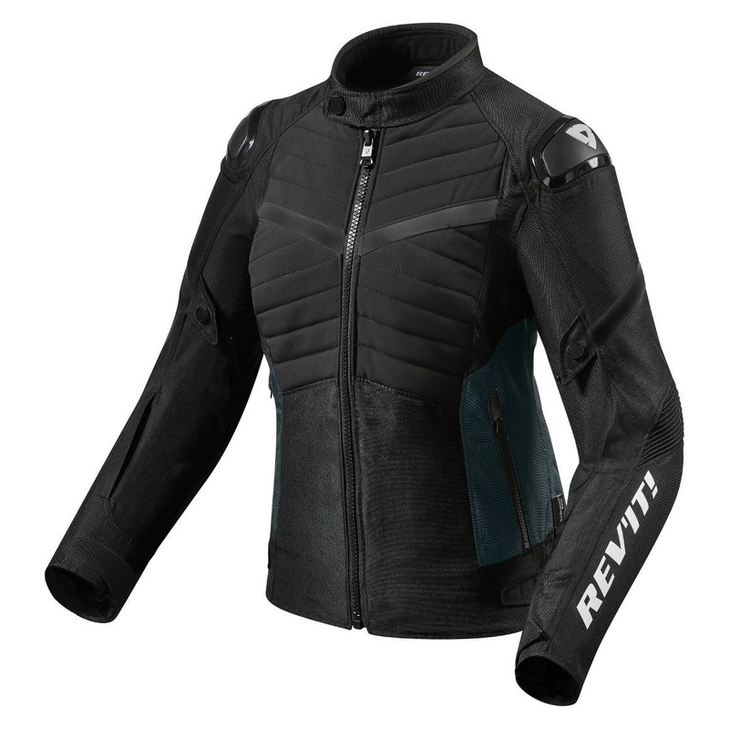 Dámska bunda na motocykel Revit Arc H2O čierna výpredaj