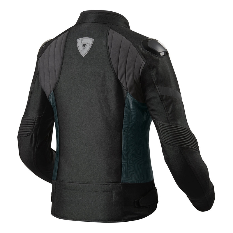 Dámska bunda na motocykel Revit Arc H2O čierna výpredaj