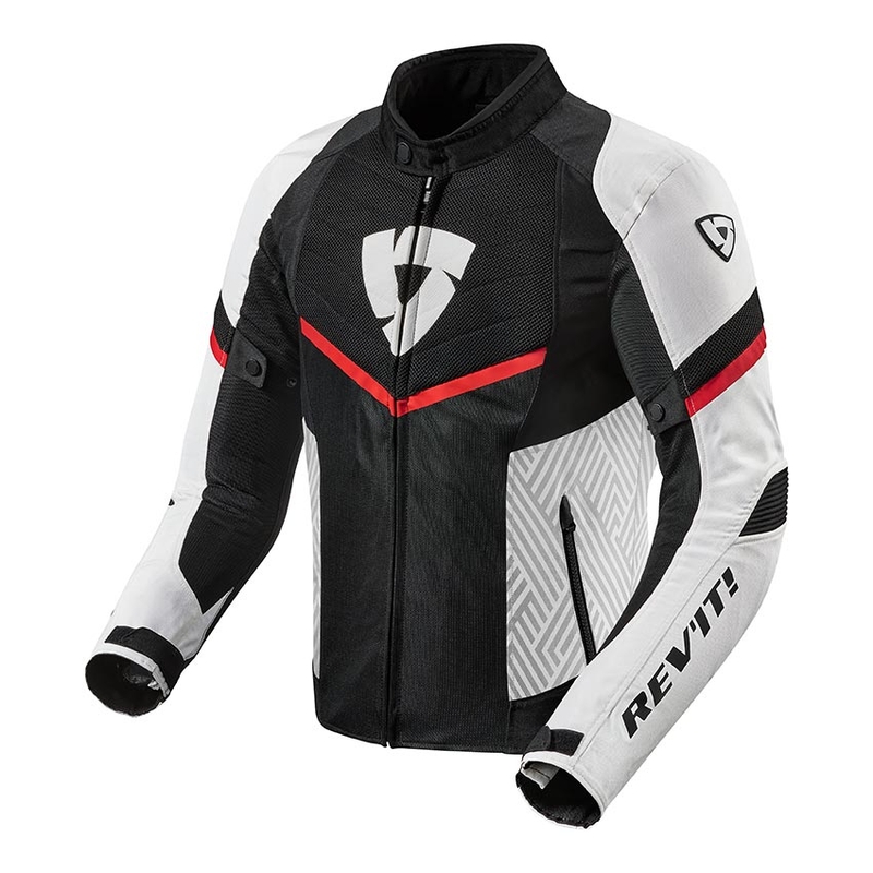 Bunda na motocykel Revit Arc Air bielo-červená výpredaj