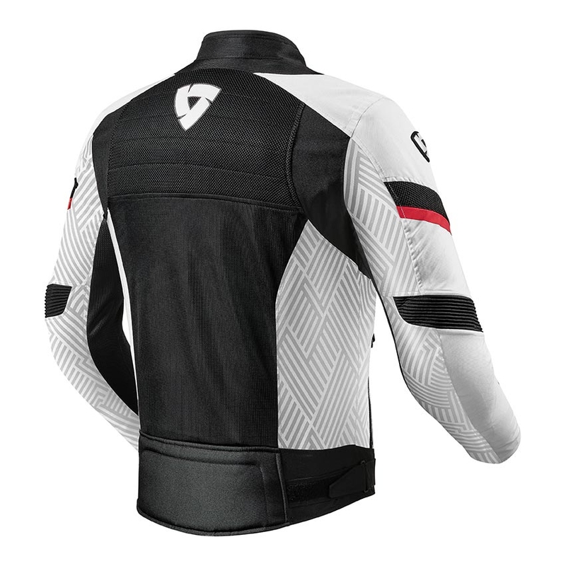 Bunda na motocykel Revit Arc Air bielo-červená výpredaj