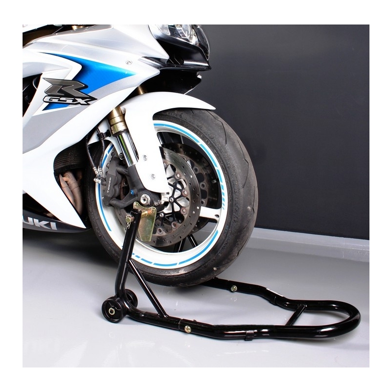 Moto stojan predný s kolieskami R-TOOL - II. akosť