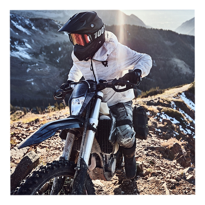 Moto bunda do dažďa Revit Rain Smock Barrier biela