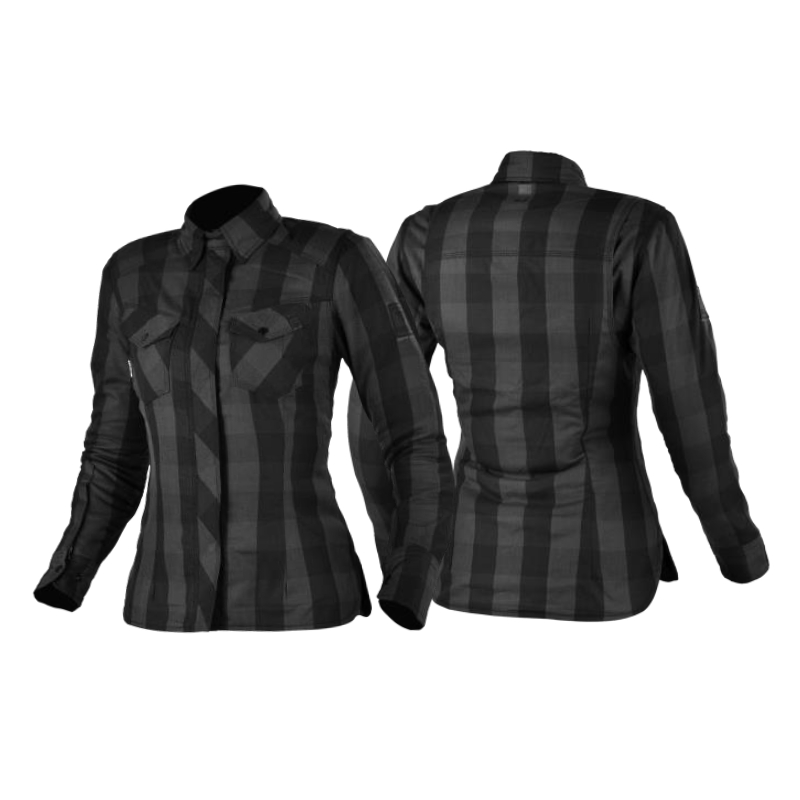 Dámska košeľa na motocykel Shima Renegade sivo-čierna výpredaj