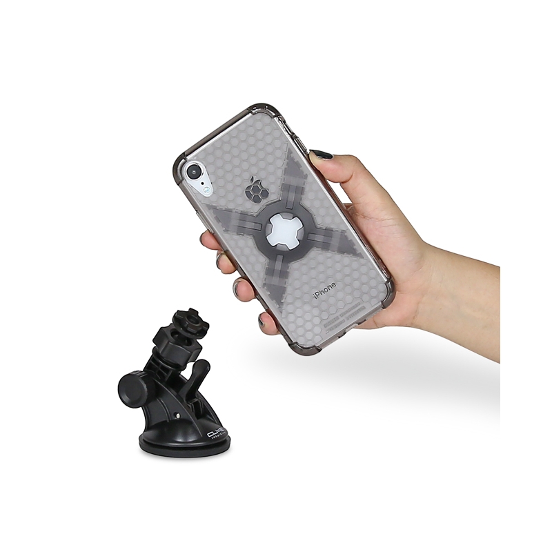 Kryt telefónu s držiakom CUBE X-Guard pre Apple iPhone 11/XR sivý výpredaj