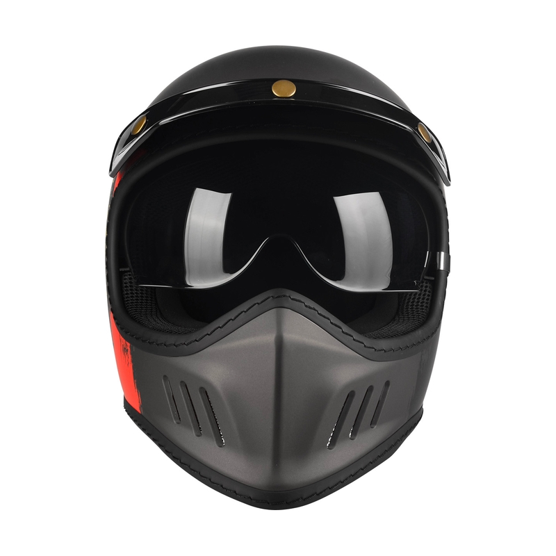 Prilba na motocykel Lazer Cross TT Belgium čierno-červeno-žltá